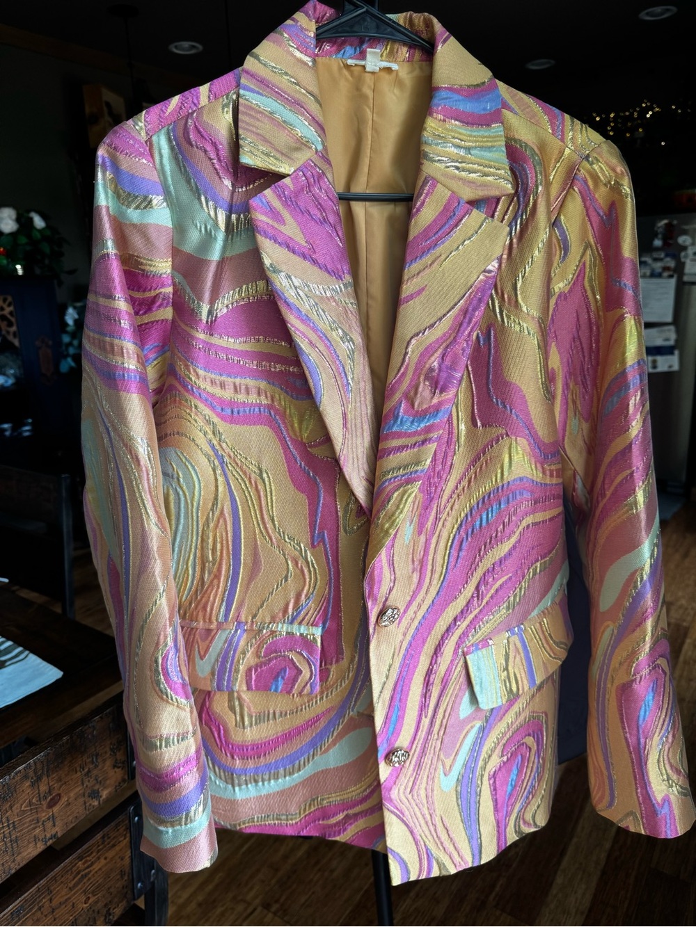 Jodifl Nothing to It mustard blazer